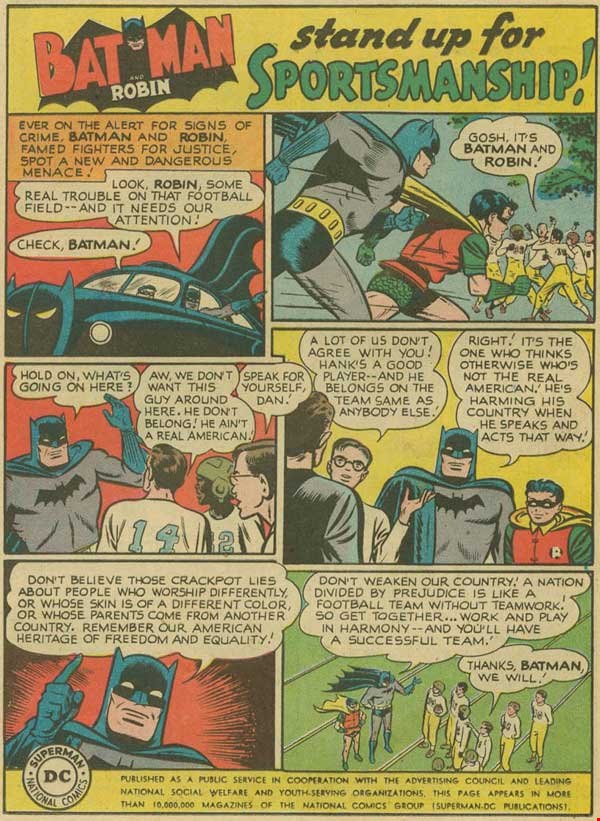  Be like Batman and stand up for sportsmanship!